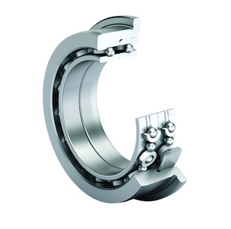 Bearings enable inspection of hard drive disk coatings